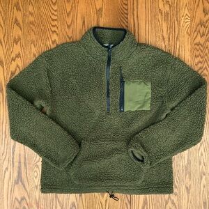 🌎⚜️PLANETGOLD⚜️🌎PULLOVERszM drawstringwaist,zip chest&pocket polyester✨VERYGUC✨